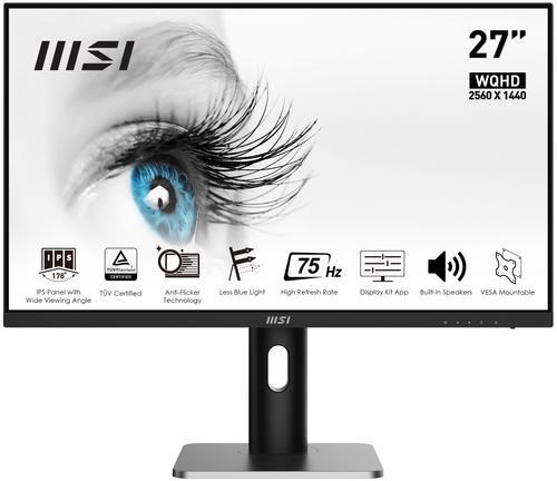 MSI PRO MP273QP 27" LED WIDE QUAD HD …